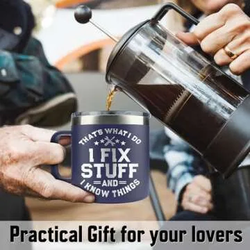 Durable Insulated Men's Mug - Ideal Gift for Father's Day
