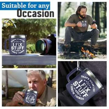 Durable Insulated Men's Mug - Ideal Gift for Father's Day