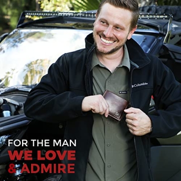 Stylish Bull Guard Leather Wallet with RFID Protection for Men