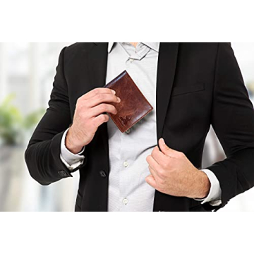 Stylish Bull Guard Leather Wallet with RFID Protection for Men