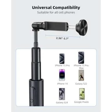 64" Selfie Stick Tripod with Remote for iPhones