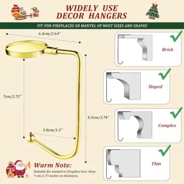 Durable Christmas Stocking Holders for Secure Holiday Decor