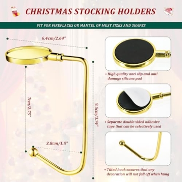 Durable Christmas Stocking Holders for Secure Holiday Decor
