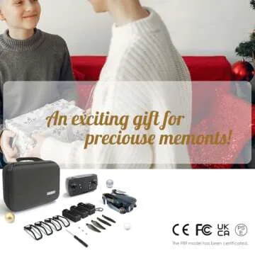 Brushless Super Endurance Foldable Drone with Camera for Beginners–60+ min Flight Time, WiFi FPV Quadcopter with 120°Wide-Angle 4K HD Camera, Brushless Motor, Auto Hover, Follow Me (3 Batteries)