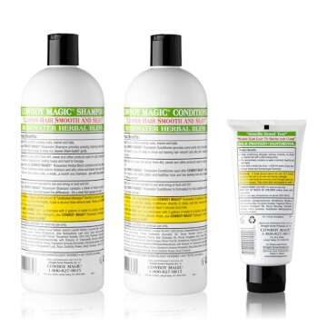 Cowboy Magic Shampoo + Conditioner 32 Ounce Bottles Detangler and Shine 4oz