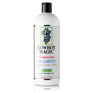 Cowboy Magic Shampoo + Conditioner 32 Ounce Bottles Detangler and Shine 4oz