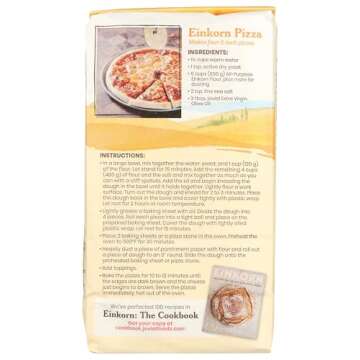 Jovial 100% Organic Einkorn All Purpose Flour - High Protein Non-GMO Baking Flour from Italy - 32 Oz