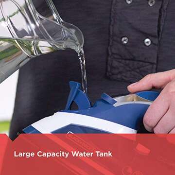 BLACK+DECKER xpress steam iron with retractable cord