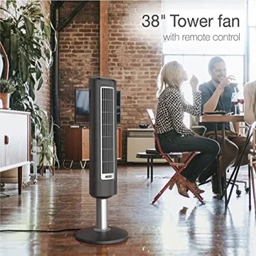 Lasko Wind Tower Fan Remote Control Quiet Speeds Timer