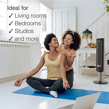 Lasko Wind Tower Fan Remote Control Quiet Speeds Timer