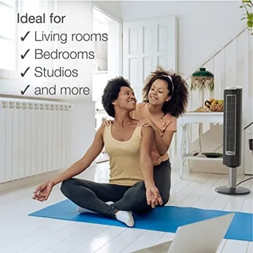 Lasko Wind Tower Fan Remote Control Quiet Speeds Timer