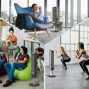 Lasko Wind Tower Fan Remote Control Quiet Speeds Timer