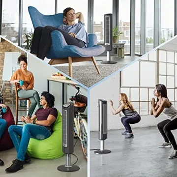 Lasko Wind Tower Fan Remote Control Quiet Speeds Timer