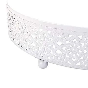 Hedume Set of 3 Cake Stand, Dessert Display Cupcake Stands, Round Metal Cake Stands, Cupcake Pastry ...