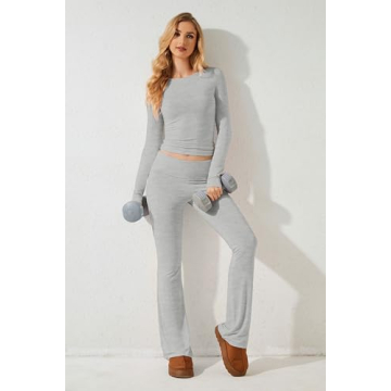 MISSACTIVER Women's Two Piece Yoga Set for Comfort and Style