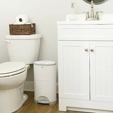 Dekor Mini Hands-Free Diaper Pail Odor-Free Easy Use