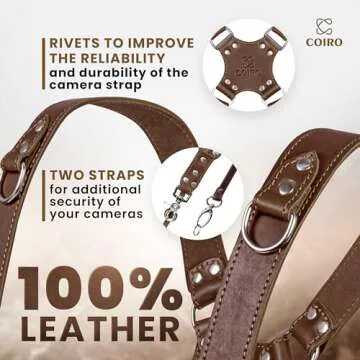 C Coiro Dual Shoulder Camera Harness for Easy Carry