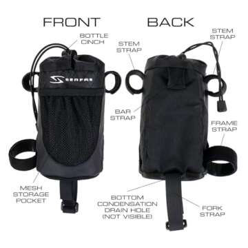 Serfas LT-BT1BK Bar-Tender Handlebar Bag Black