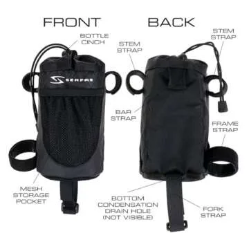 Serfas LT-BT1BK Bar-Tender Handlebar Bag Black