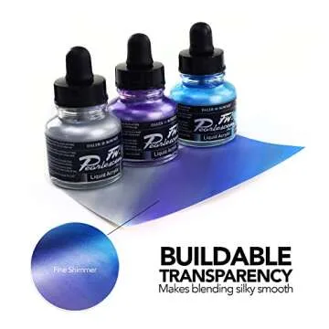 Daler-Rowney Pearlescent Acrylic Ink in Bell Bronze Bottle