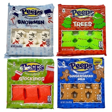 Christmas Peeps Combo Pack - 4pk Holiday Treats