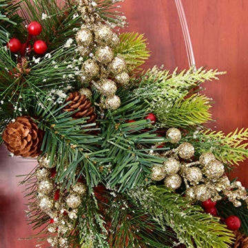 Glitter Berry Stems Christmas Decor DIY Crafts