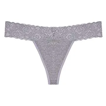 Lace Thongs for Women - Pack of 6 Comfort and Style