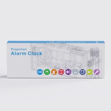 Large LED Digital Projection Alarm Clocks for Bedrooms