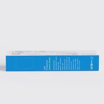 Large LED Digital Projection Alarm Clocks for Bedrooms