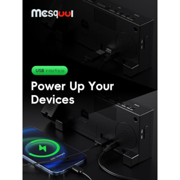 Large LED Digital Projection Alarm Clocks for Bedrooms