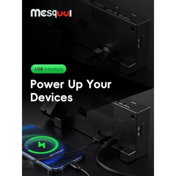 Large LED Digital Projection Alarm Clocks for Bedrooms