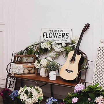 NIKKY HOME Vintage Fresh Cut Flowers Decorative Sign