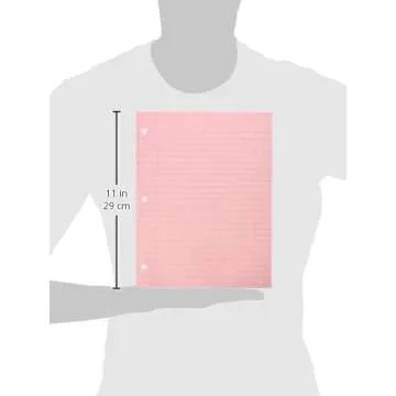 School Smart Pink Filler Paper – 100 Sheets of Fun