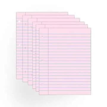 School Smart Pink Filler Paper – 100 Sheets of Fun