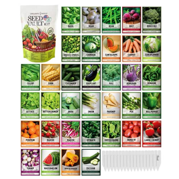 Survival Vegetable Seeds Garden Kit With 16000 Seeds