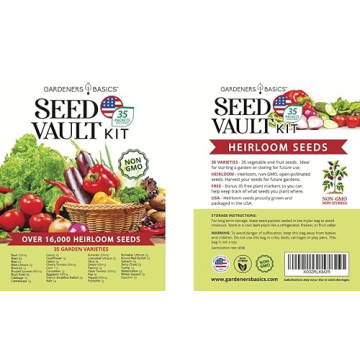 Survival Vegetable Seeds Garden Kit With 16000 Seeds