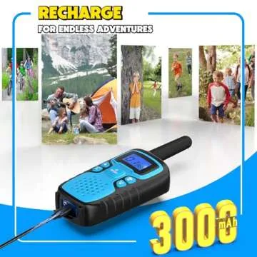 Rechargeable Walkie Talkies for Kids - WisHouse Outdoor Fun