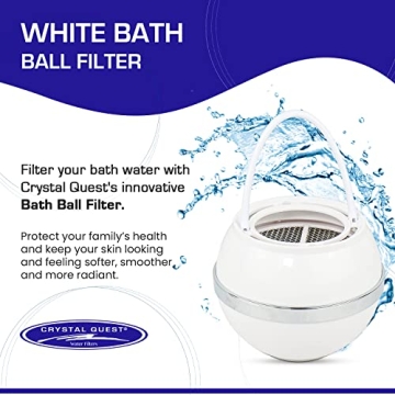 Crystal Quest Bath Ball Filter - Softer Skin & Clean Water
