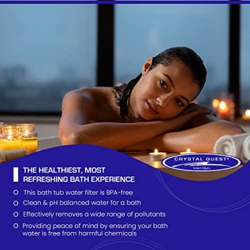 Crystal Quest Bath Ball Filter - Softer Skin & Clean Water