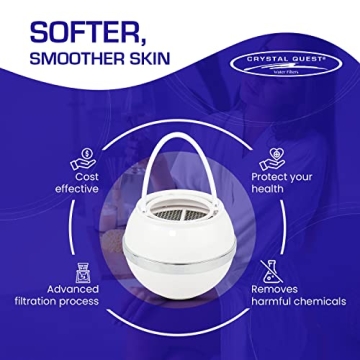 Crystal Quest Bath Ball Filter - Softer Skin & Clean Water