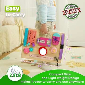 JBFL Busy Board - Interactive Learning Toy for Kids