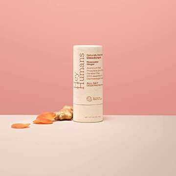 Hey Humans Deodorant, Aluminum Free Deodorant for Women and Men, Contains Naturally Derived Ingredients, All Day Odor Control, Refreshing Essential Oils, Coconut MInt, Rosewater Ginger, Banana Aloe