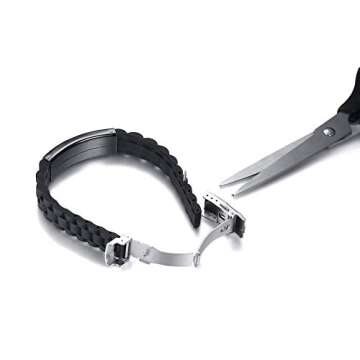 MEALGUET To My Brother Gift Bracelet Men Inspirational Message Engraved Always Remember you are Braver Wristband Gift Idea for Encourage Graduation Birthday Gift