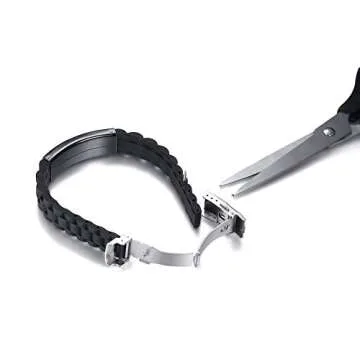 MEALGUET To My Brother Gift Bracelet Men Inspirational Message Engraved Always Remember you are Braver Wristband Gift Idea for Encourage Graduation Birthday Gift