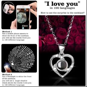 digi marker Preserved Rose Moss Bear with I Love You Necklace Rose Gifts for Women Girlfriend Wife Mom Grandma Birthday Christmas Valentines Mothers Day Anniversary Wedding Thanksgiving