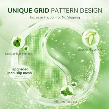 BREYLEE Aloe Vera Eye Masks - 60 Pcs for Dark Circles