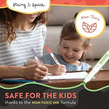 String & Space Pastel Highlighters Set - 25 Cute Colors