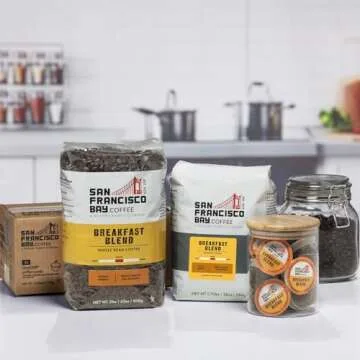 San Francisco Bay Whole Bean Coffee - Breakfast Blend (2lb Bag), Medium Roast