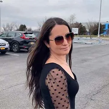 QECEPEI Retro Oversized Sunglasses for Women