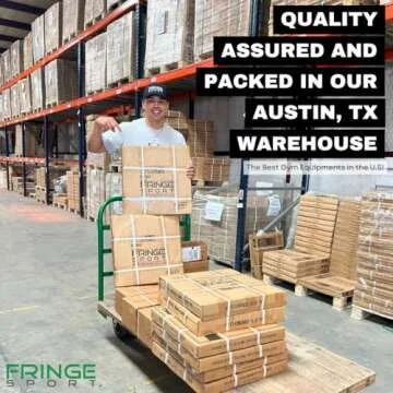 Fringe Sport Garage Series Squat Rack with Pull Up Bar - Compact 4'x4' Power Rack for Home Gym, Versatile Squat Cage for Powerlifting and Strength Training, 750lb Squat Rack Weight Capacity